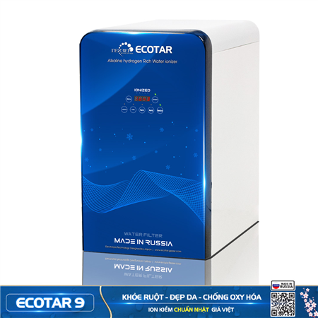 Máy lọc nước ion kiềm giàu hydro Geyser Ecotar 9 Pro